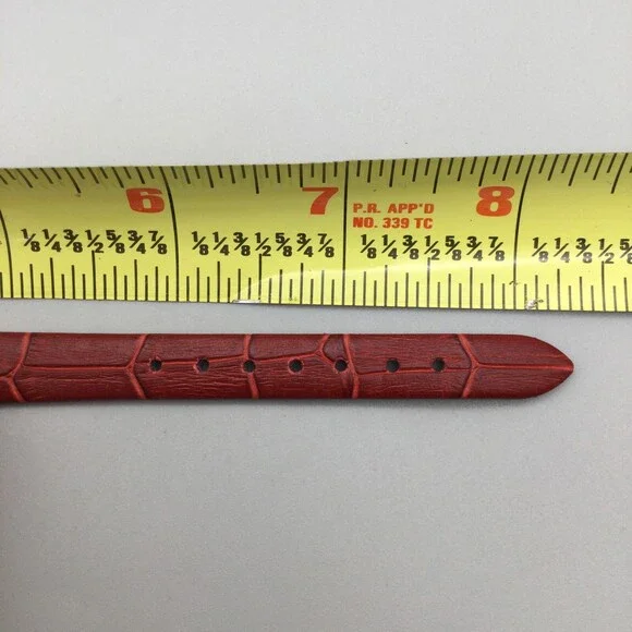 Disney Watch Women Mickey Mouse 22mm Silver Tone Leather Band Charm New Battery - Picture 15 of 15